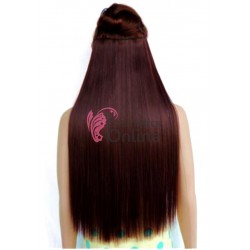 Extensie de par cu 5 Clips On delux dubla dreapta de 70 cm, Visinie 895599J